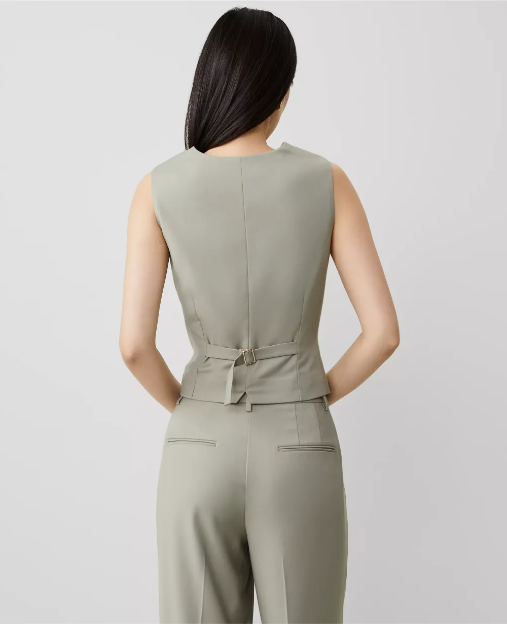 The Tailored Button Pocket Vest