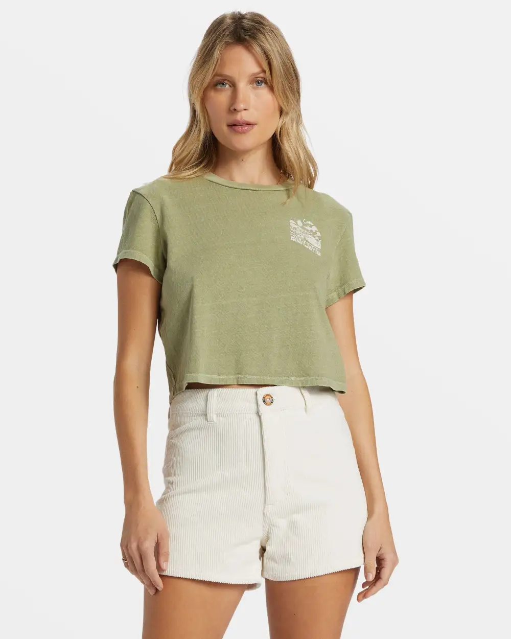 Free Fall Corduroy Short - Whitecap
