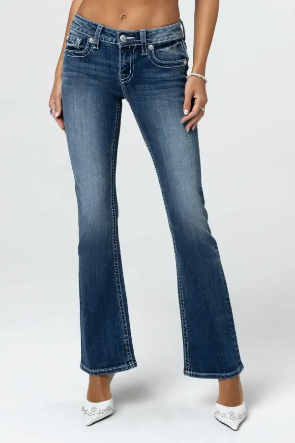 Winged Spirit Bootcut Jeans