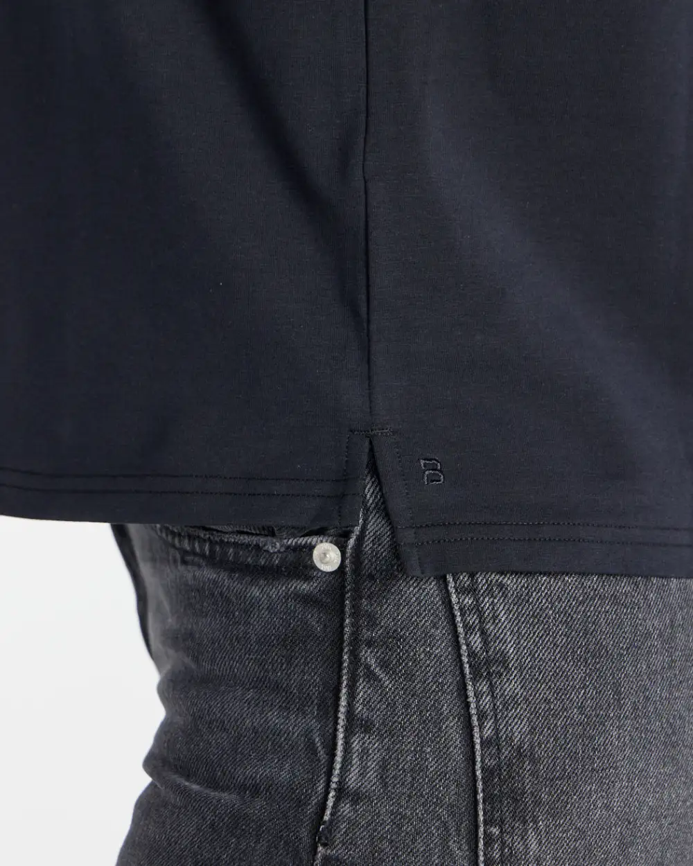 Lux Relaxed Split Hem Pocket Tee