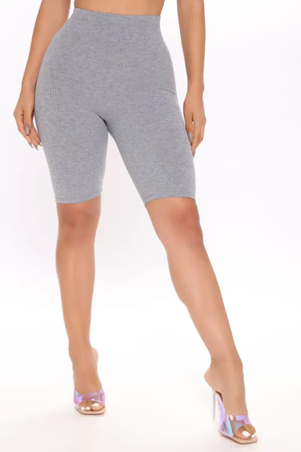 Gotta Have It Biker Shorts - Grey