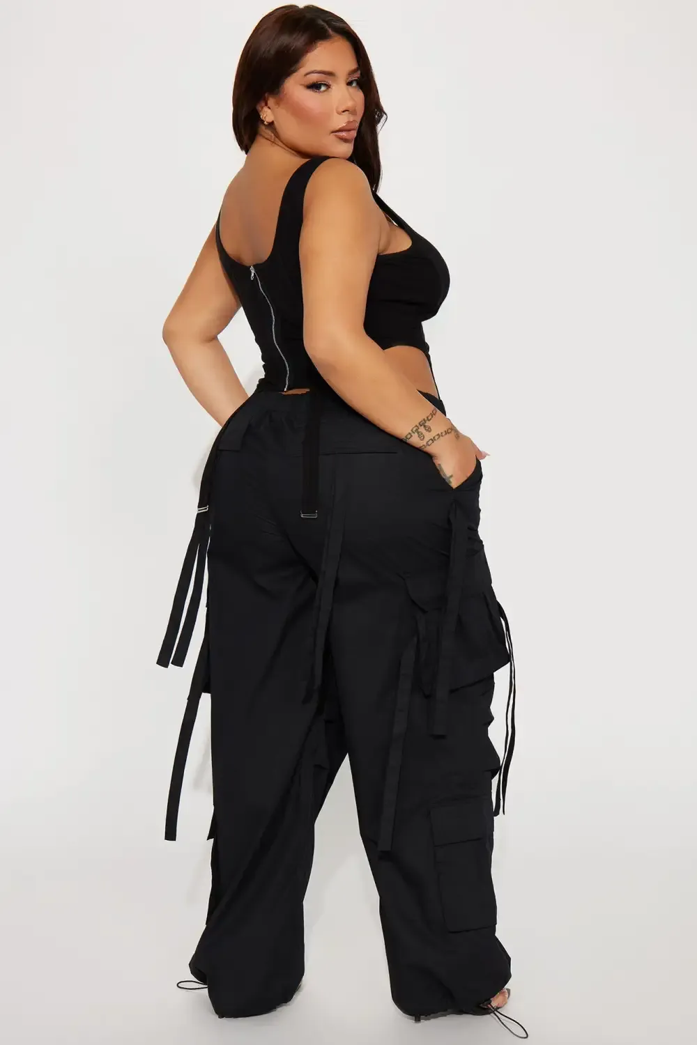 Getting It Together Pant Set - Black
