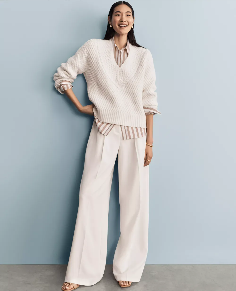 The Belted Wide-Leg Pant