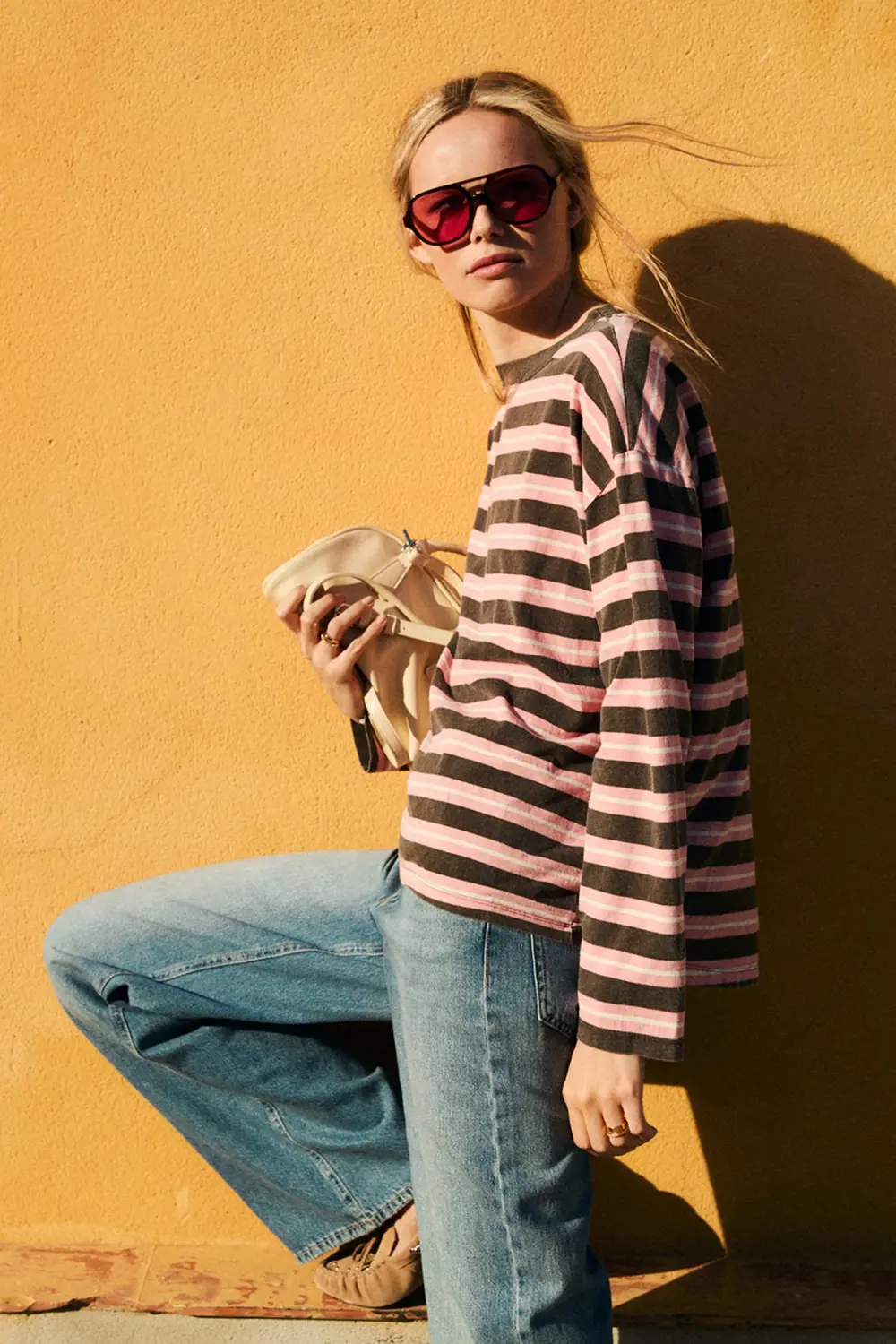 Camiseta rayas oversize