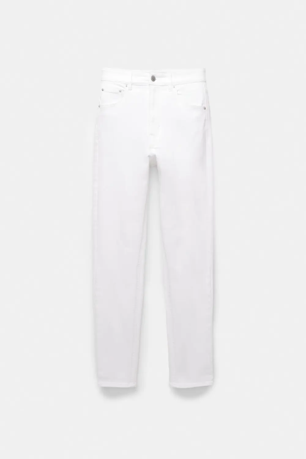 Jeans skinny tiro alto