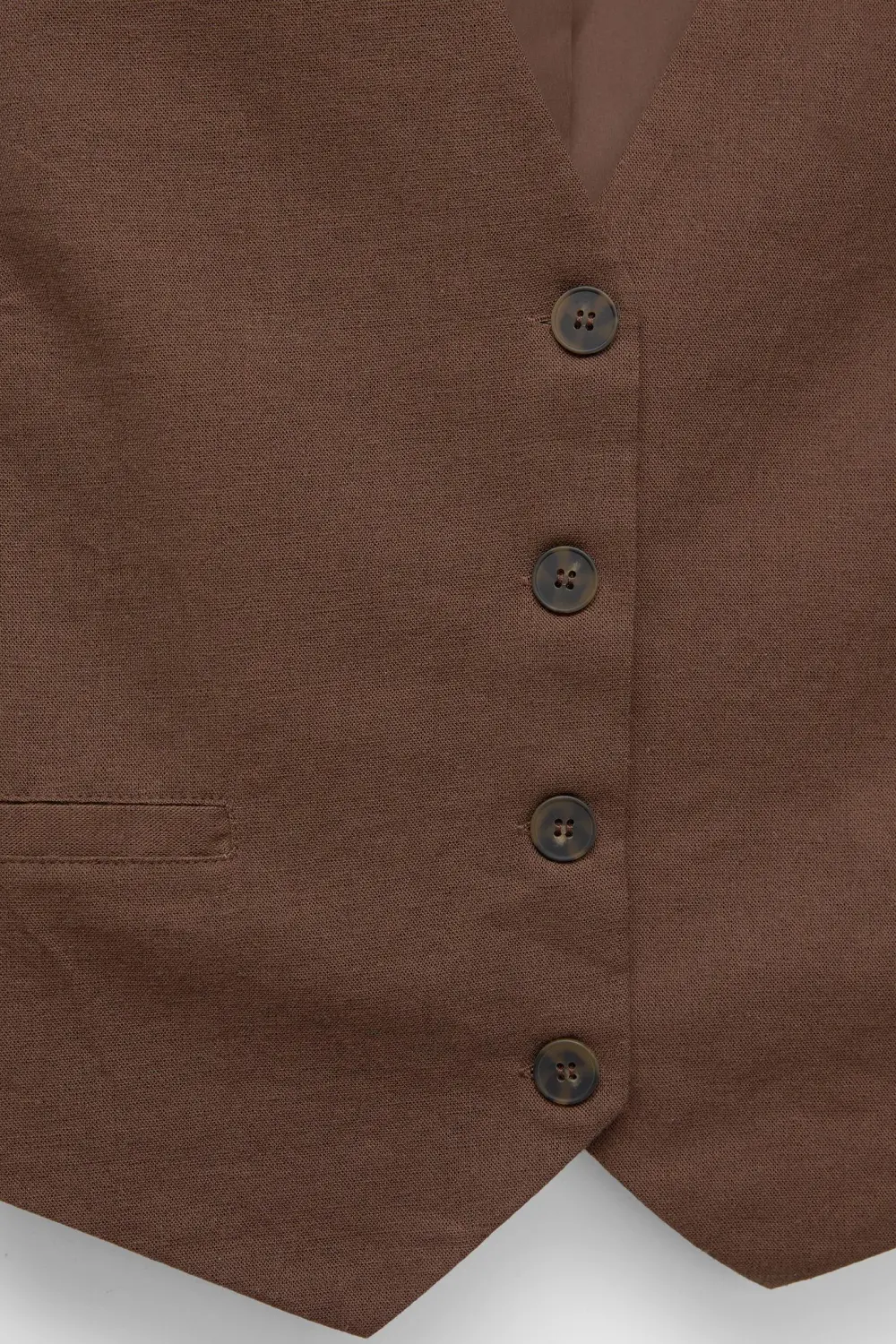 Rustic suit vest