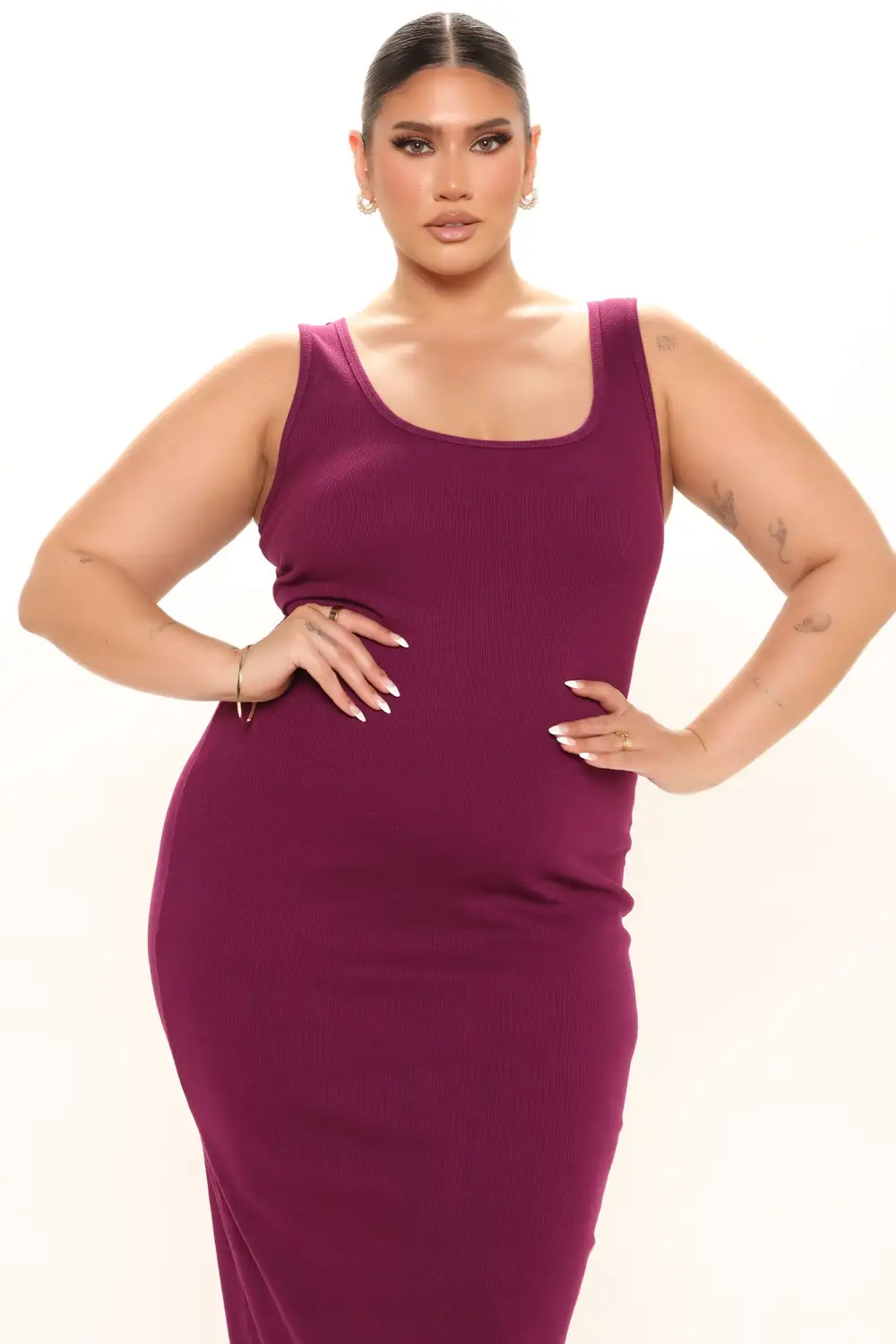 Mulberry Street Maxi Dress - Eggplant