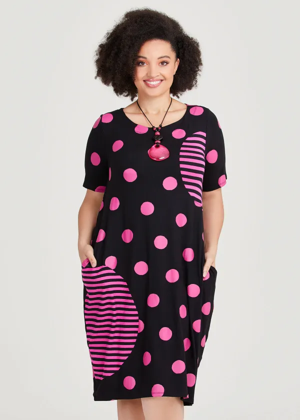 Natural Spot Harmony Dress