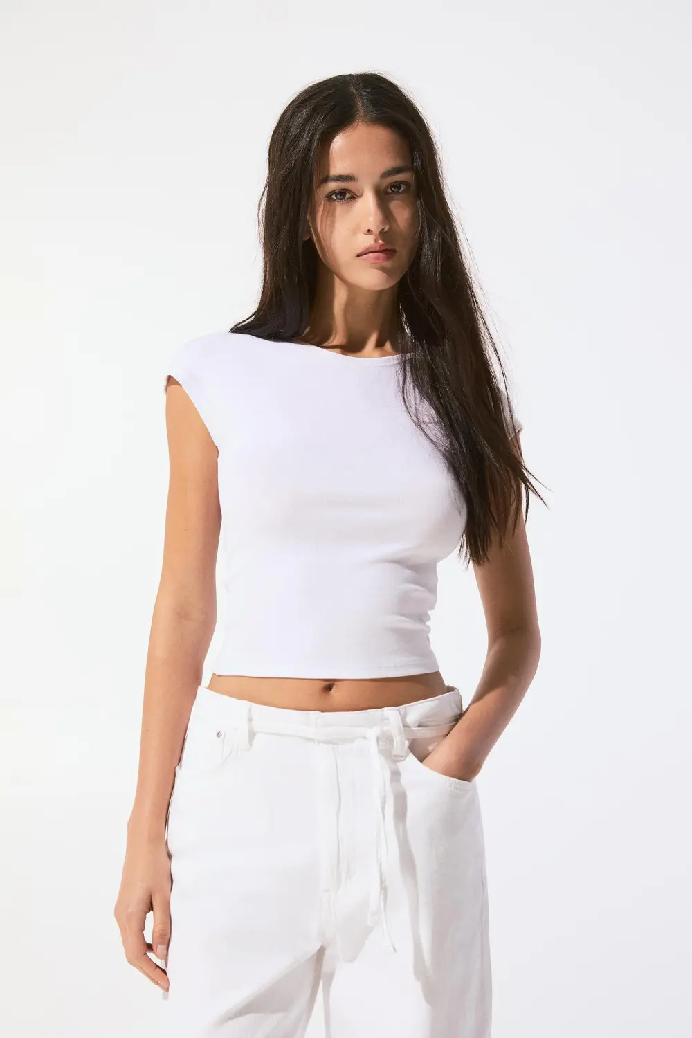 Camiseta ajustada manga entera