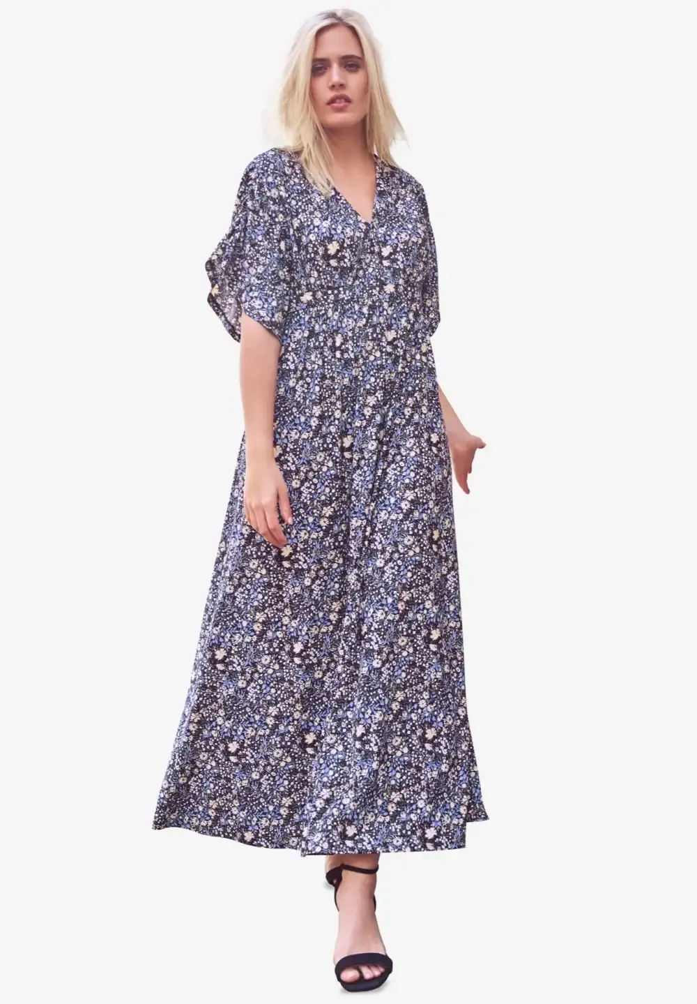 Knit Tie-Back Maxi