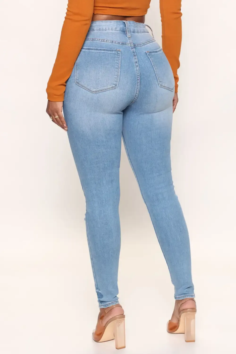 Sneaking Out Stretch Skinny Jeans - Medium Wash