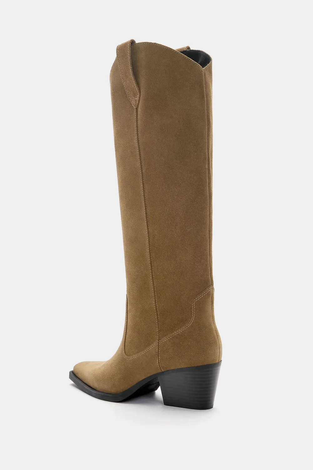Botas altas cowboy piel