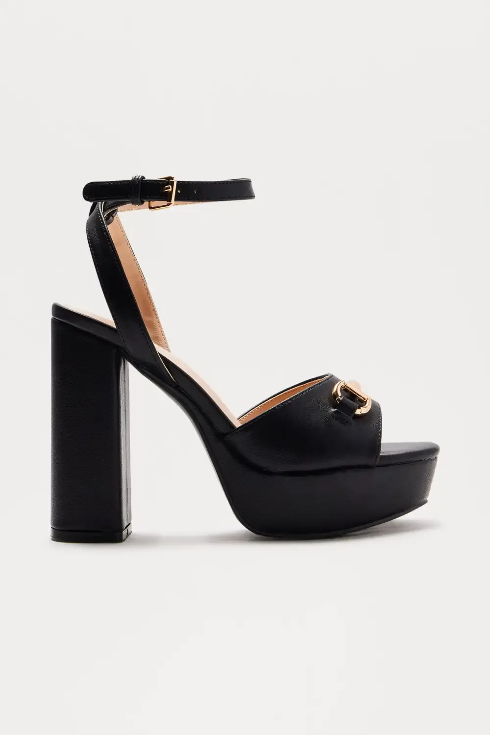 Heron Hardware Platform Heels - Black