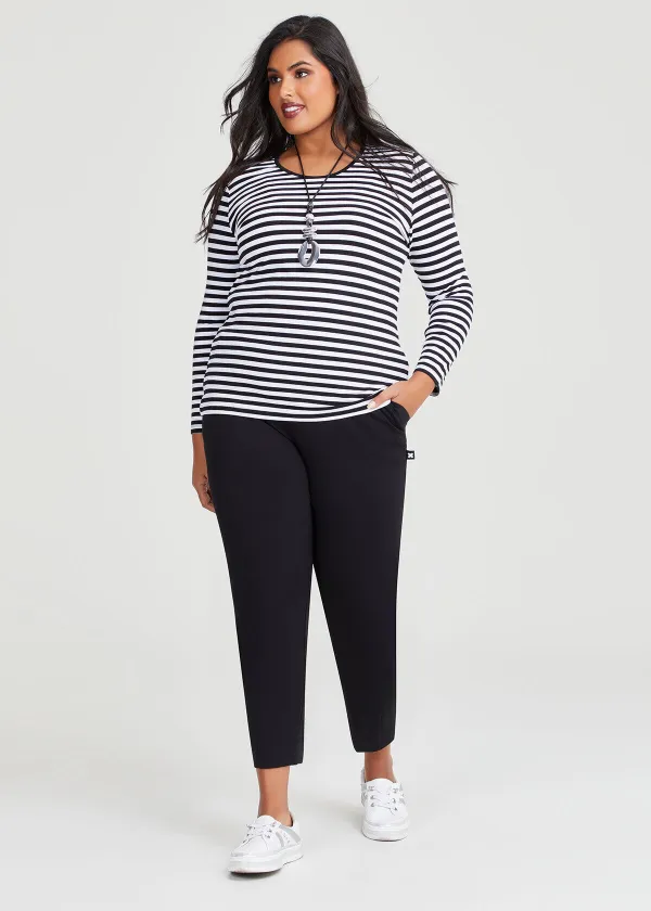 Natural Essie Stripe Top