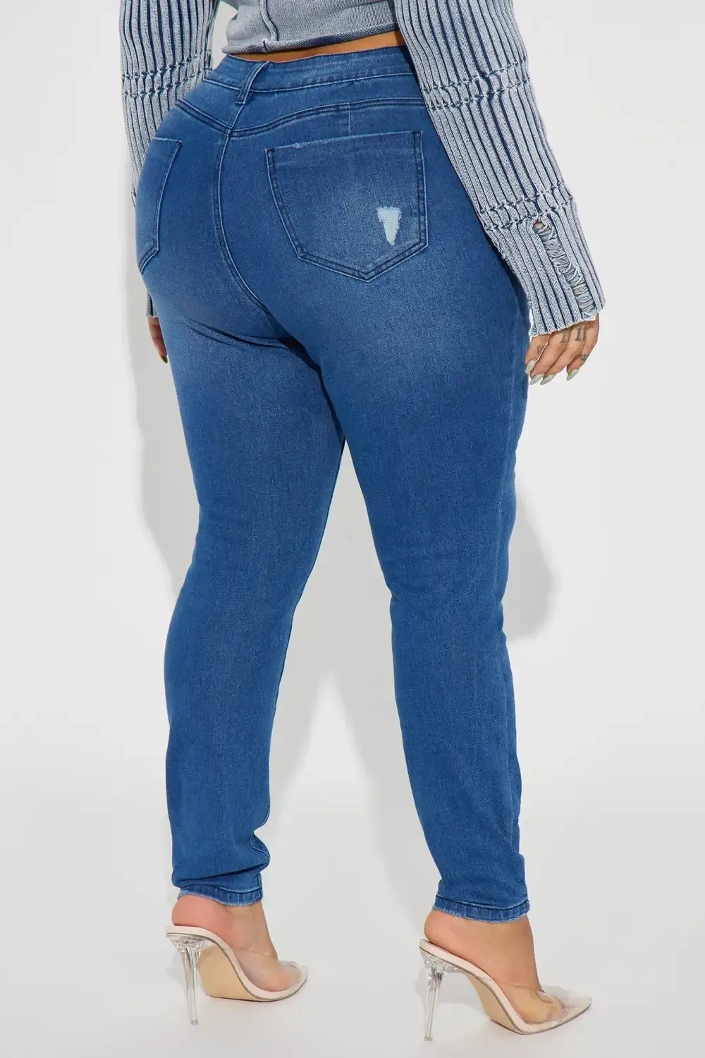 Kaya Stretch Curvy Skinny Jean - Dark Wash