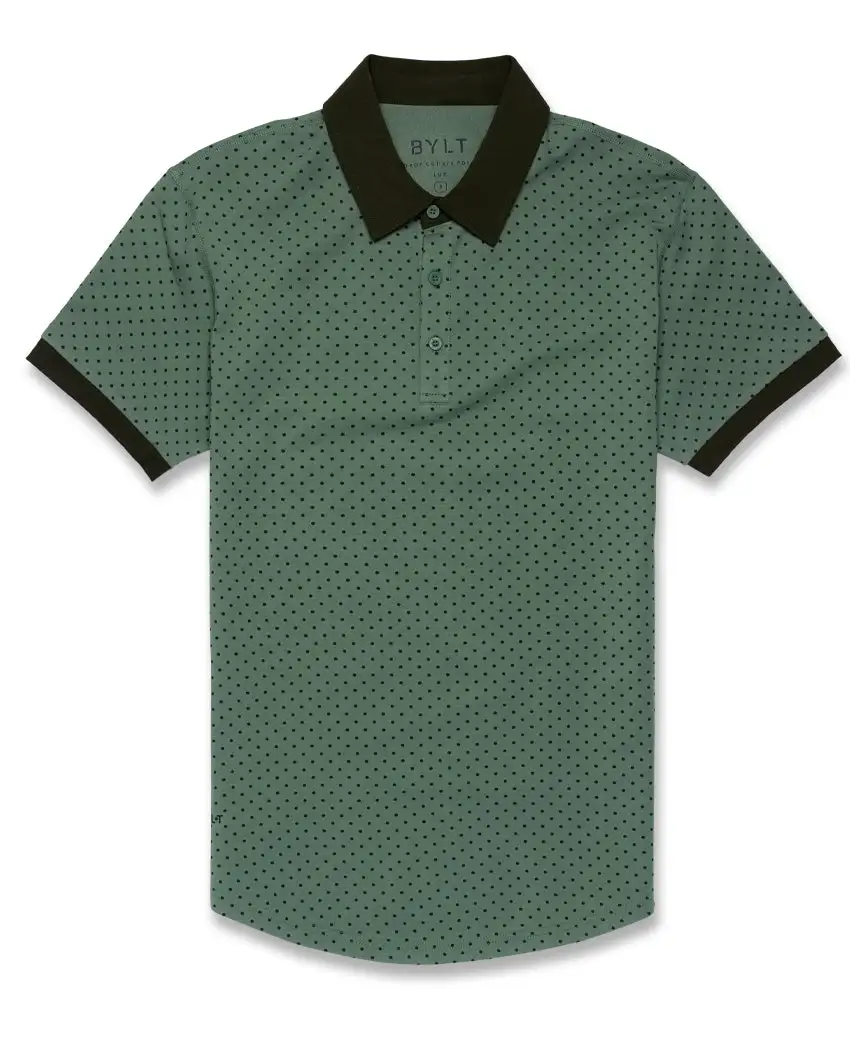 Drop-Cut: Lux Dotted Polo
