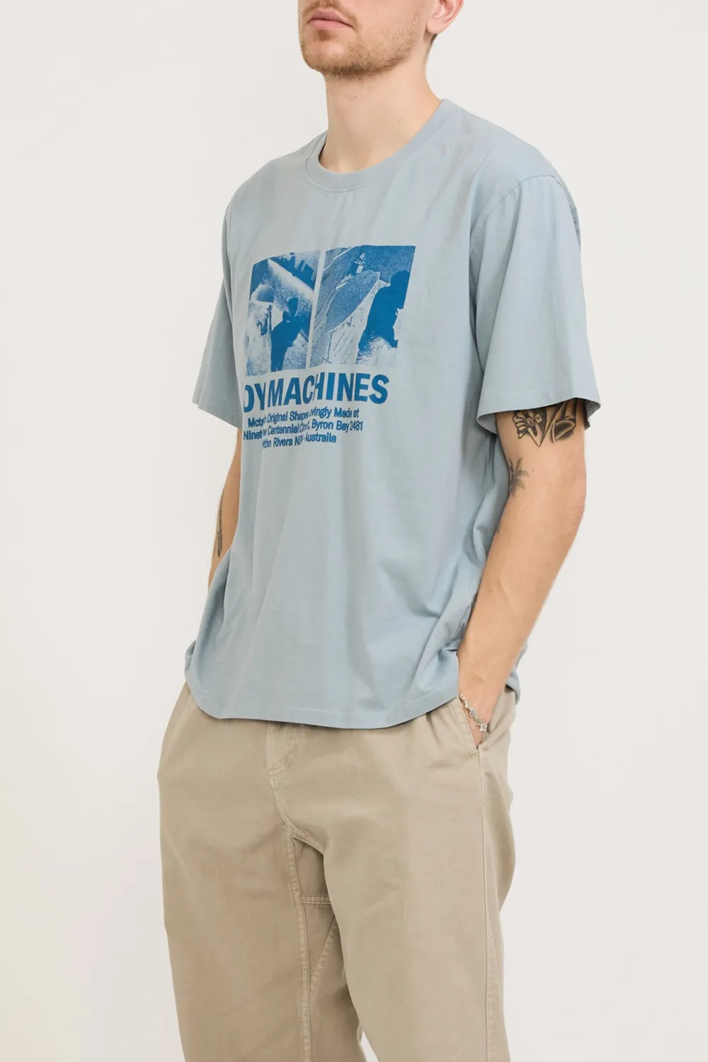 Joy Machine Tee Light Blue