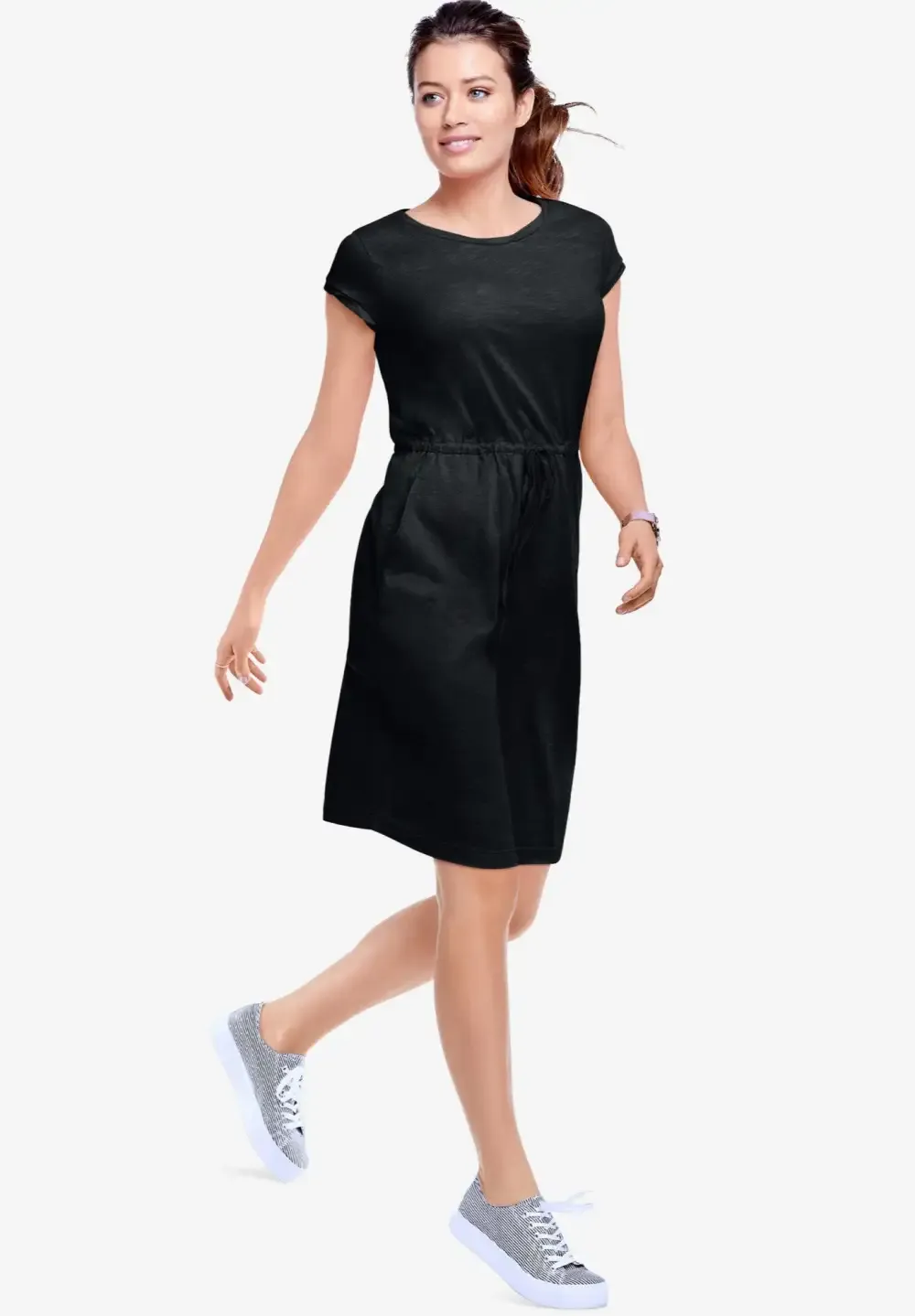 Knit Drawstring Dress