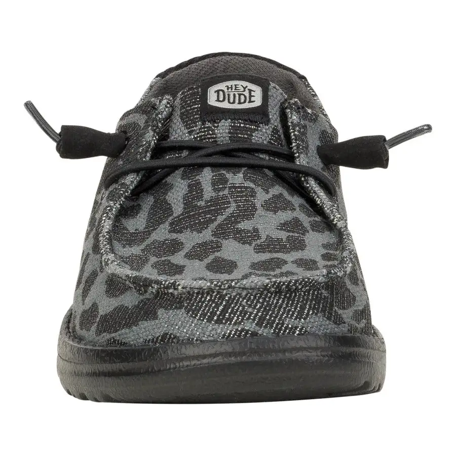 Wendy Leopard Sparkle - Black