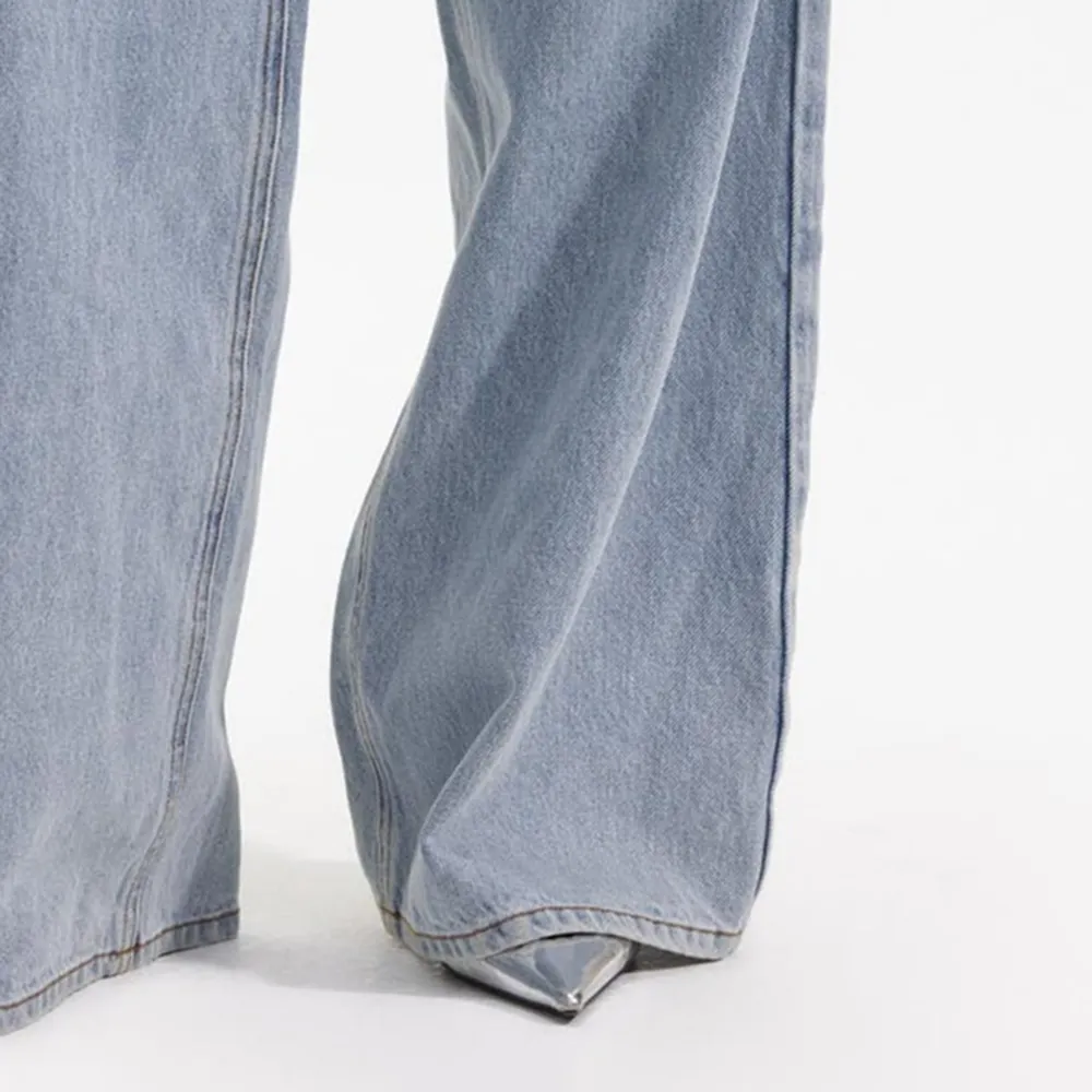 Blue Embellished Jeans