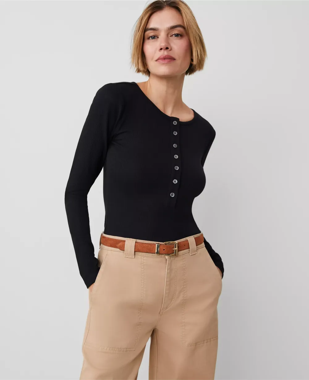 Weekend Collection Crew Neck Henley