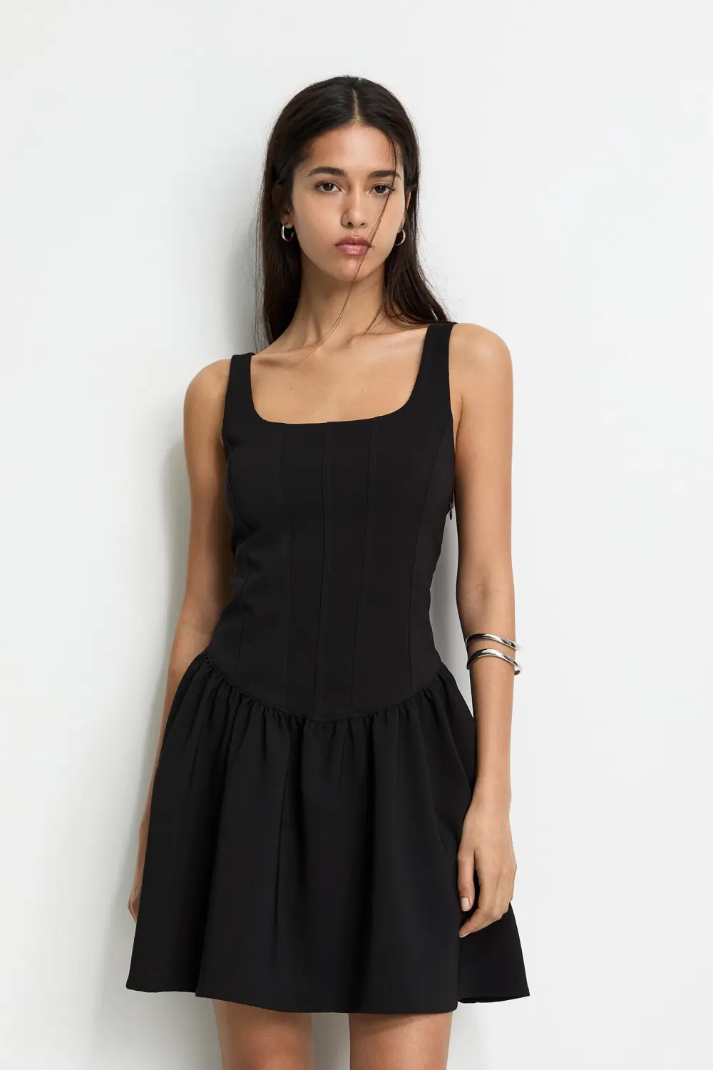 Vestido corto corsetero