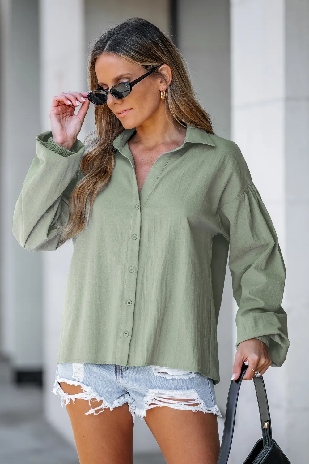 Sage Delight Green Shirt