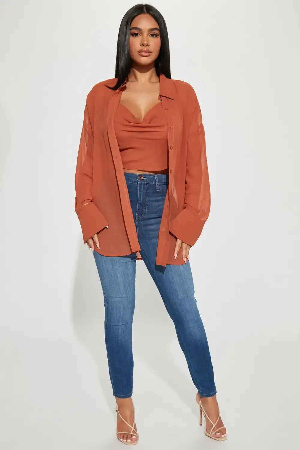 Petite Emma Super Stretch High Rise Skinny Jean - Medium Wash