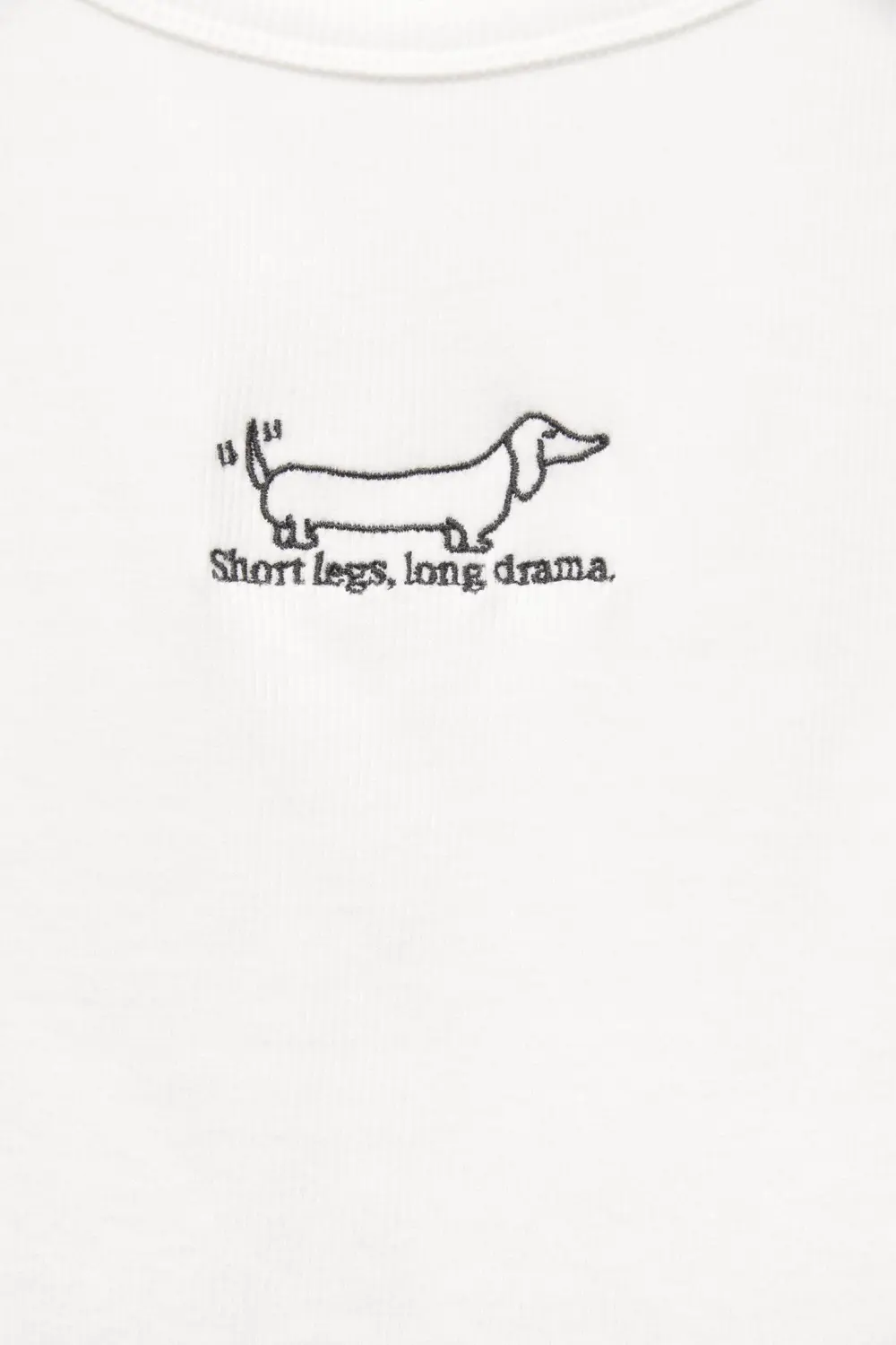 Sausage dog tank top