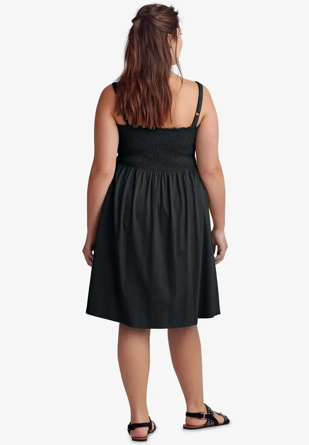 Smocked Bodice Tank Dress