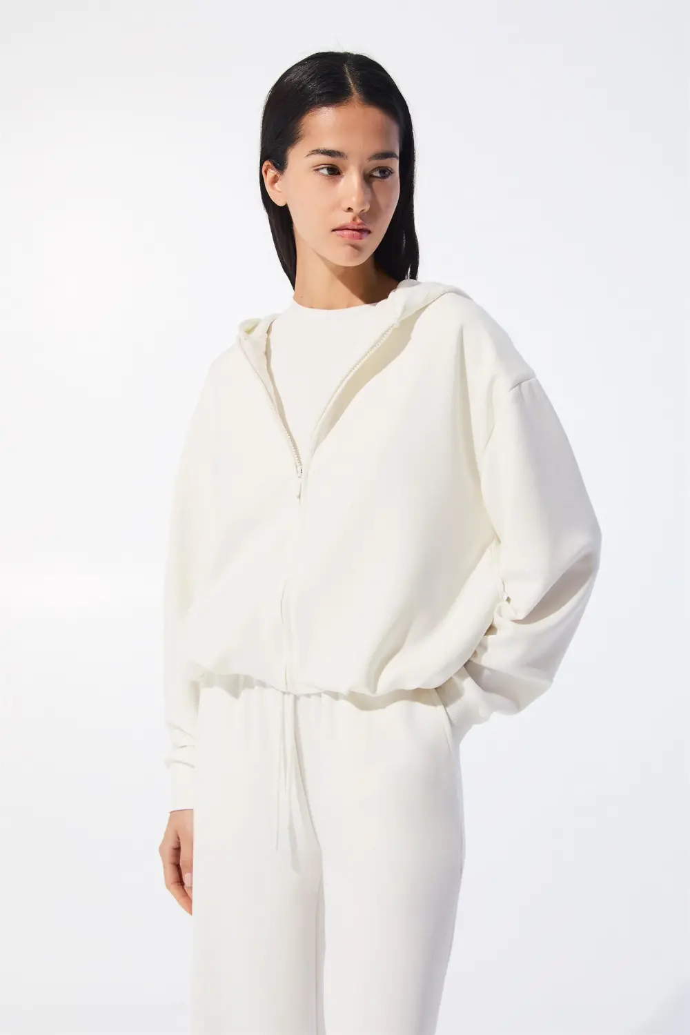 Sudadera capucha cremallera