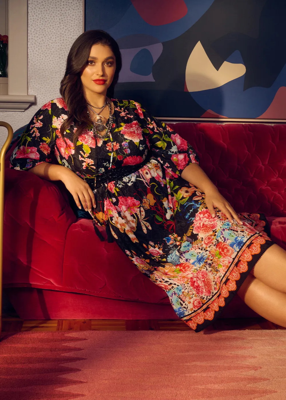 Natural Celebrate Tier Dress