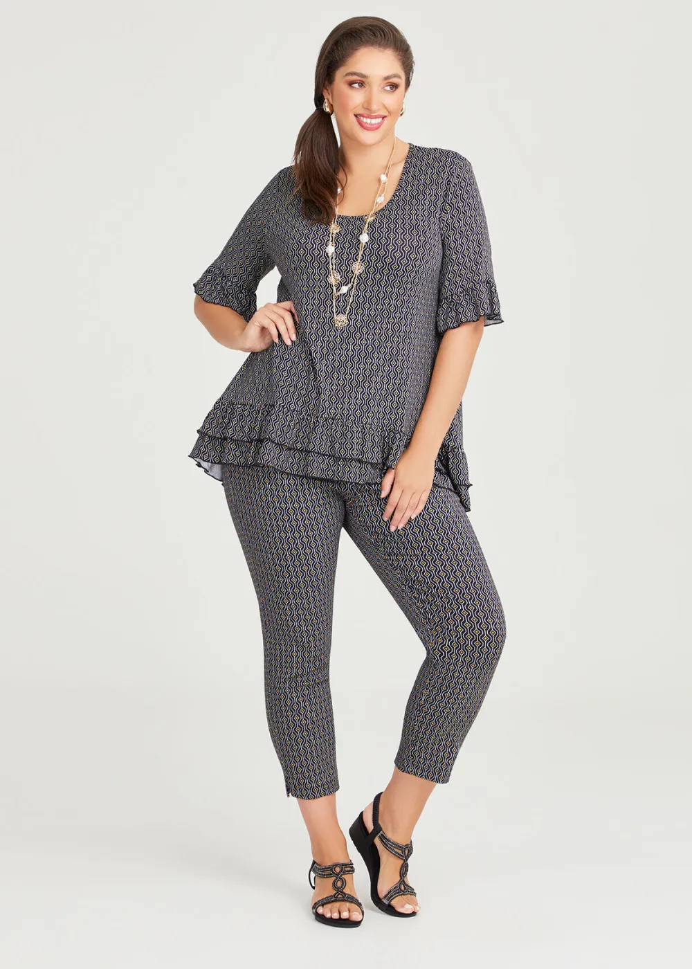 Natural Golden Days Crop Pant