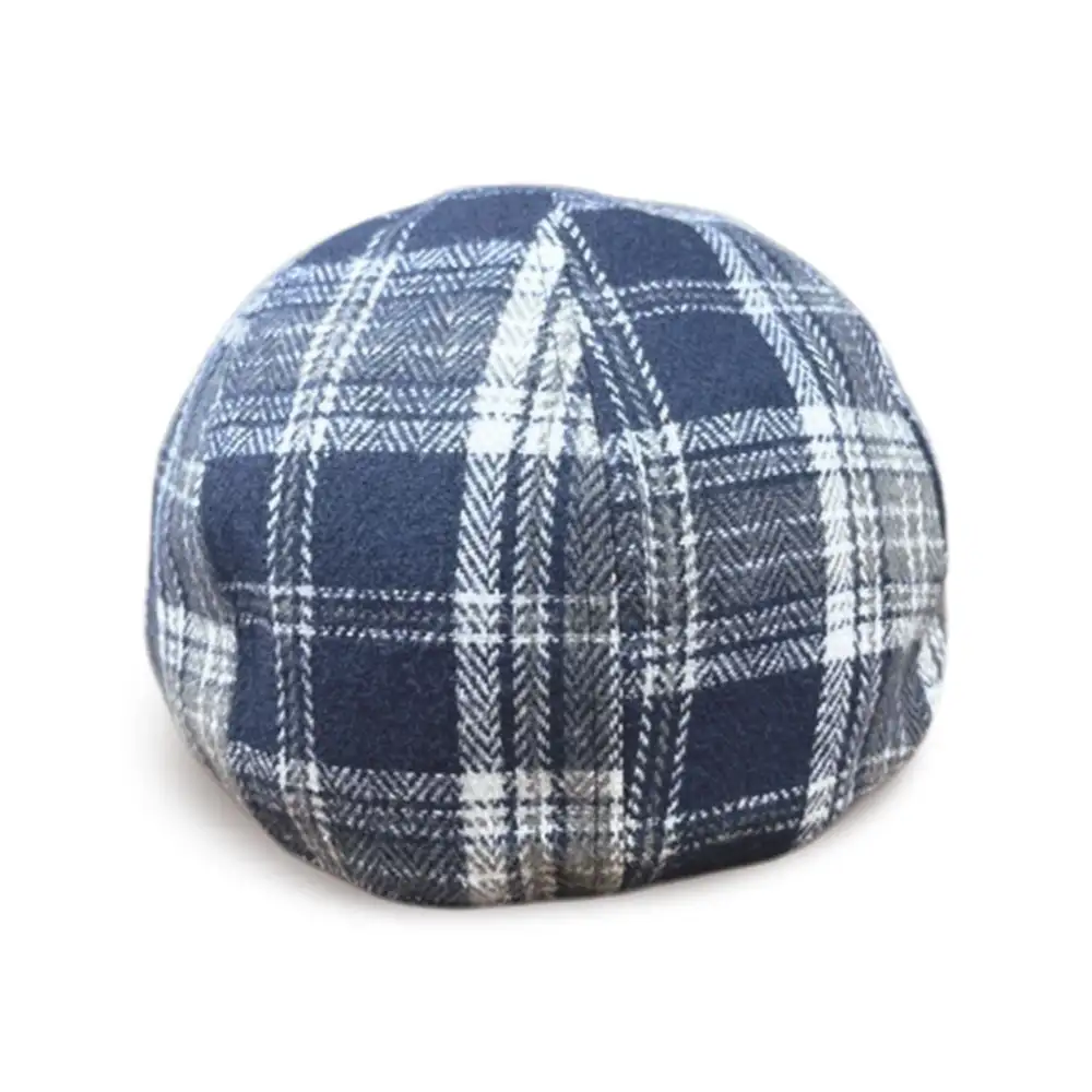 The Royal Rose Boston Scally Cap - Royal Plaid
