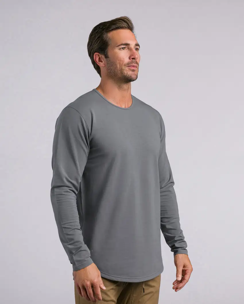 Drop-Cut Long Sleeve: Bylt Signature