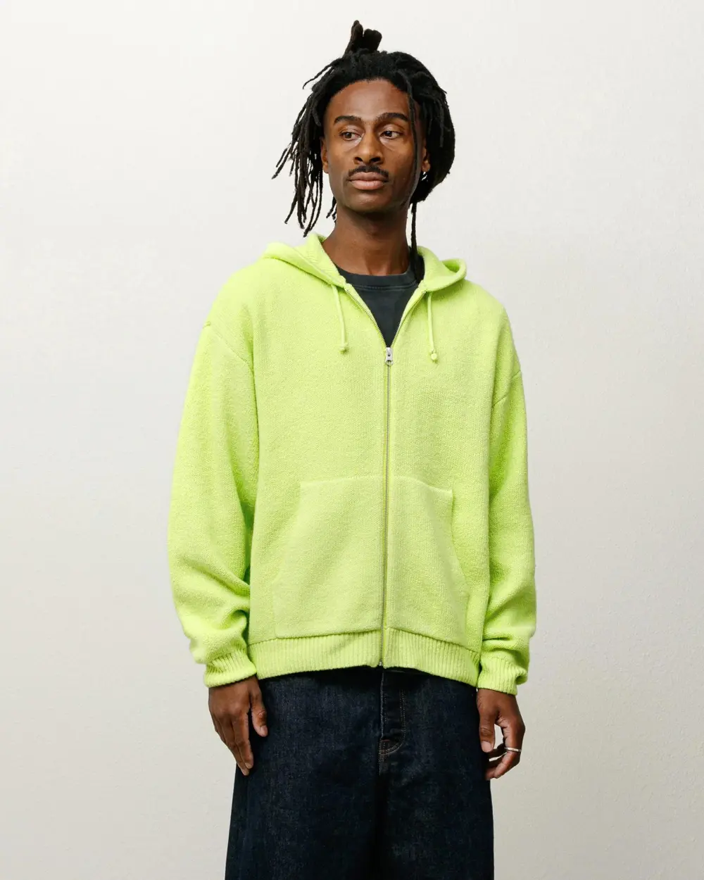 HOODED ZIP SWEATER