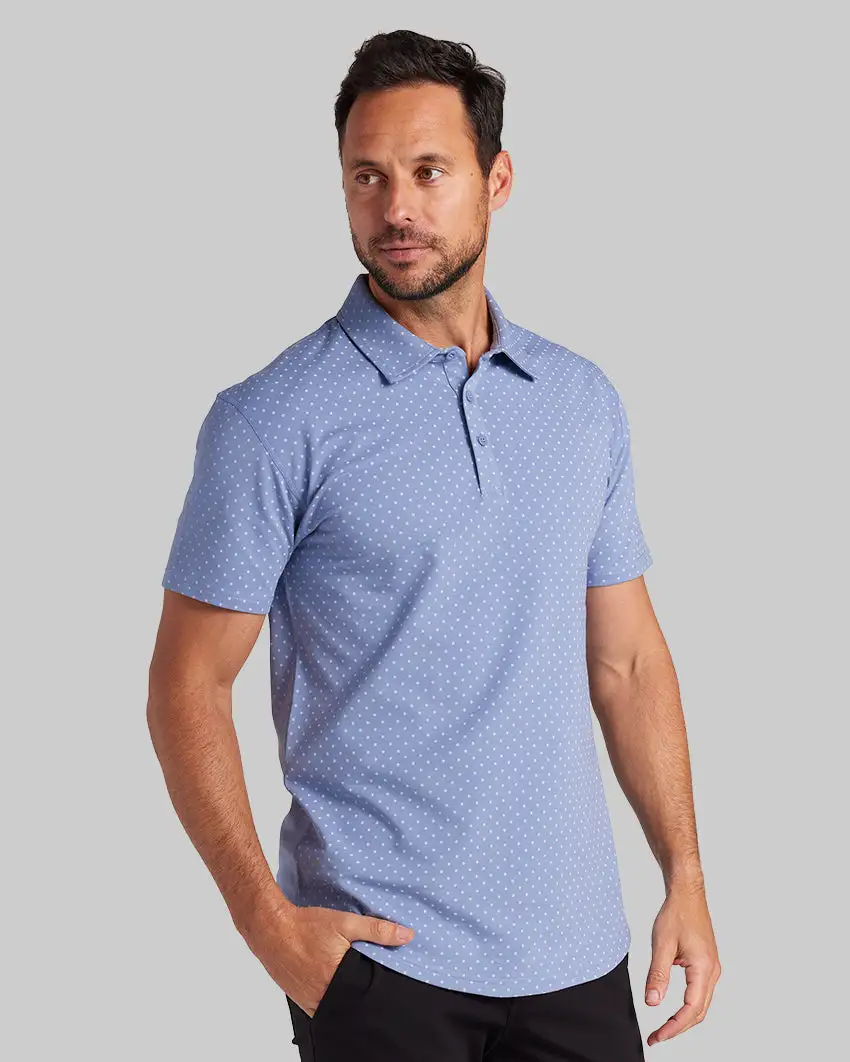 Drop-Cut: Lux Dotted Polo