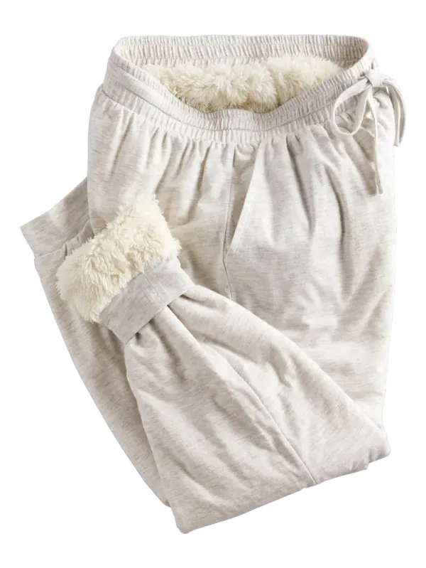Women's Sherpa-Lined Cuddly Lounge Jogger Pant