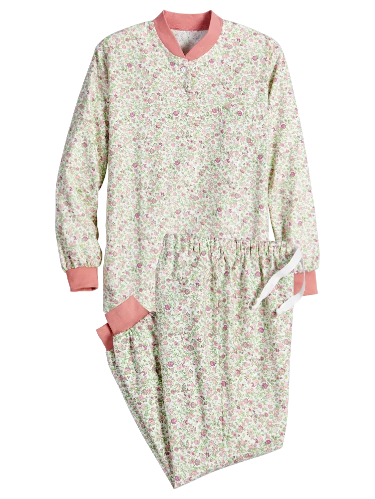 Women's Portuguese Cotton Flannel Ski Pajama Set