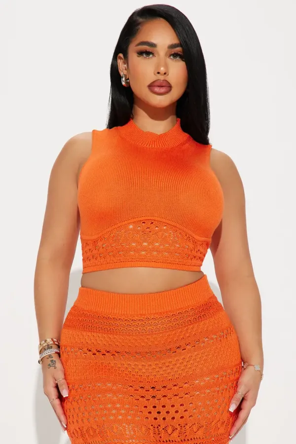Endless Beauty Skirt Set - Orange