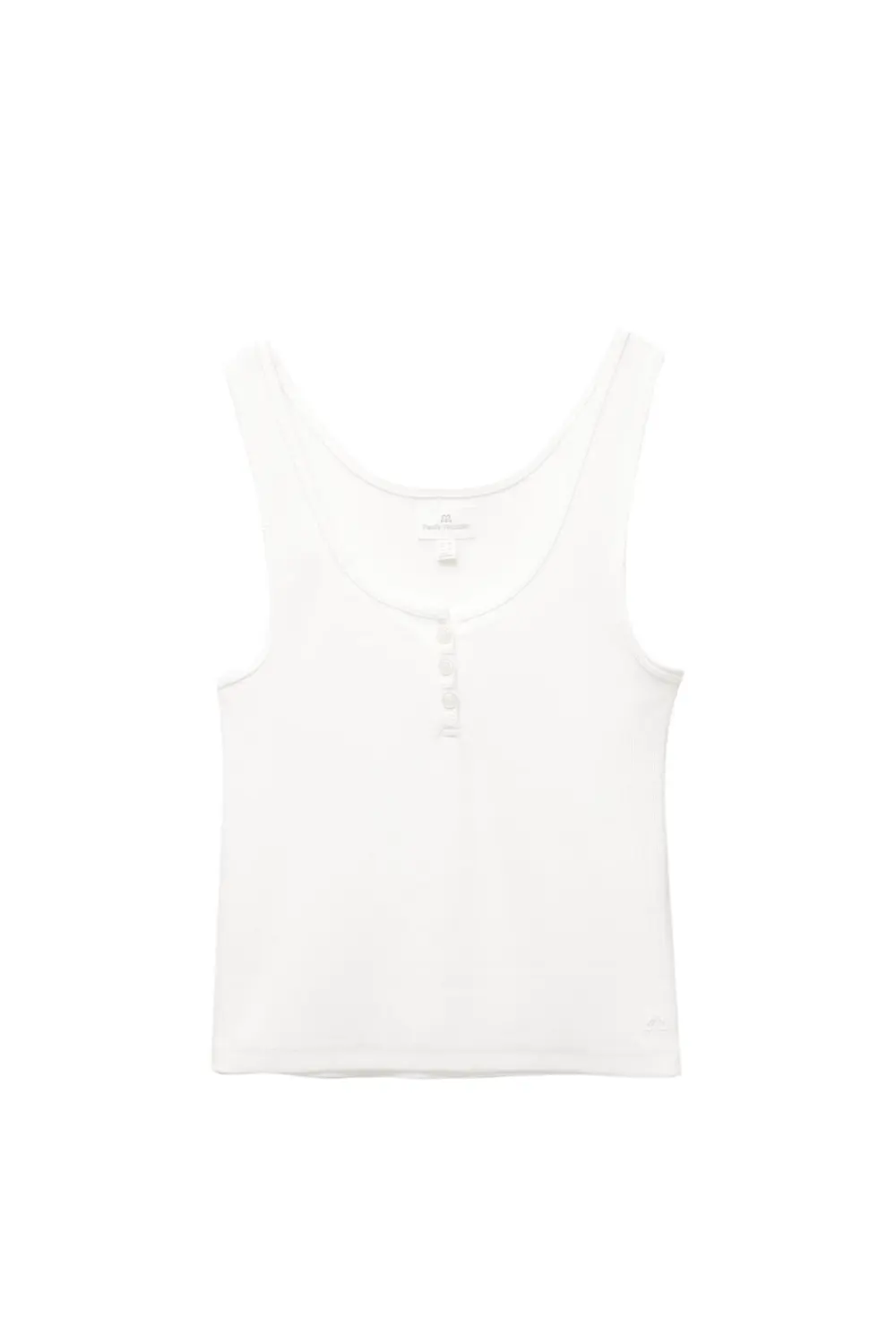 Strappy top with buttons