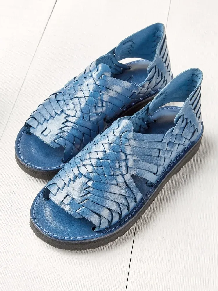 Women's Leather Huarache Sandals