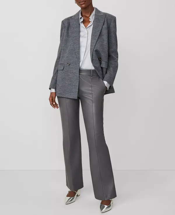 The Faux Leather Trouser
