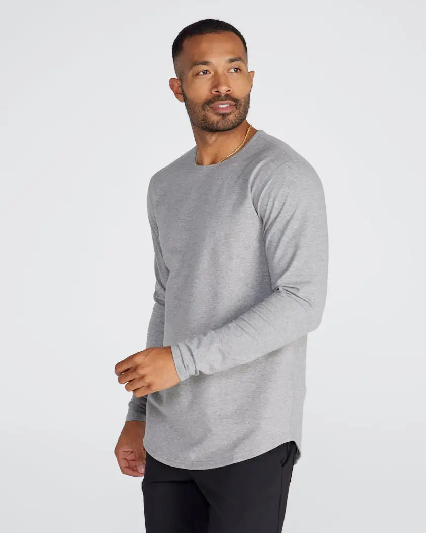 Drop-Cut Long Sleeve: Lux