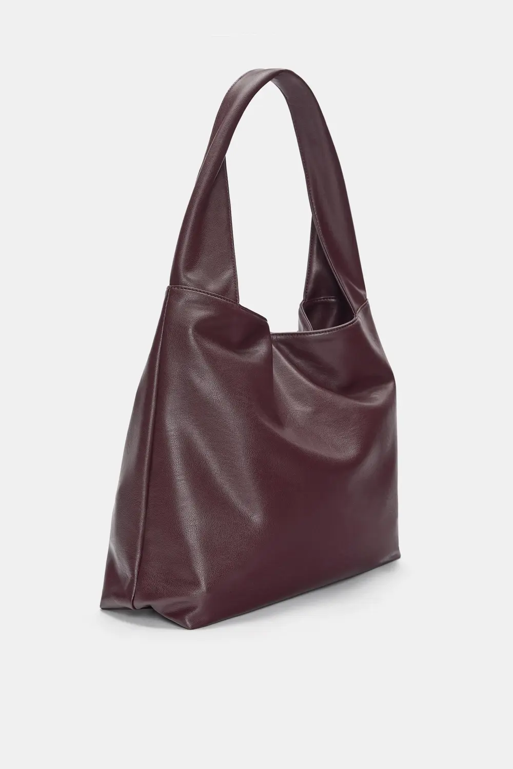 Bolso shopper efecto piel