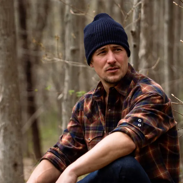 Beanie Reversible Merino Wool