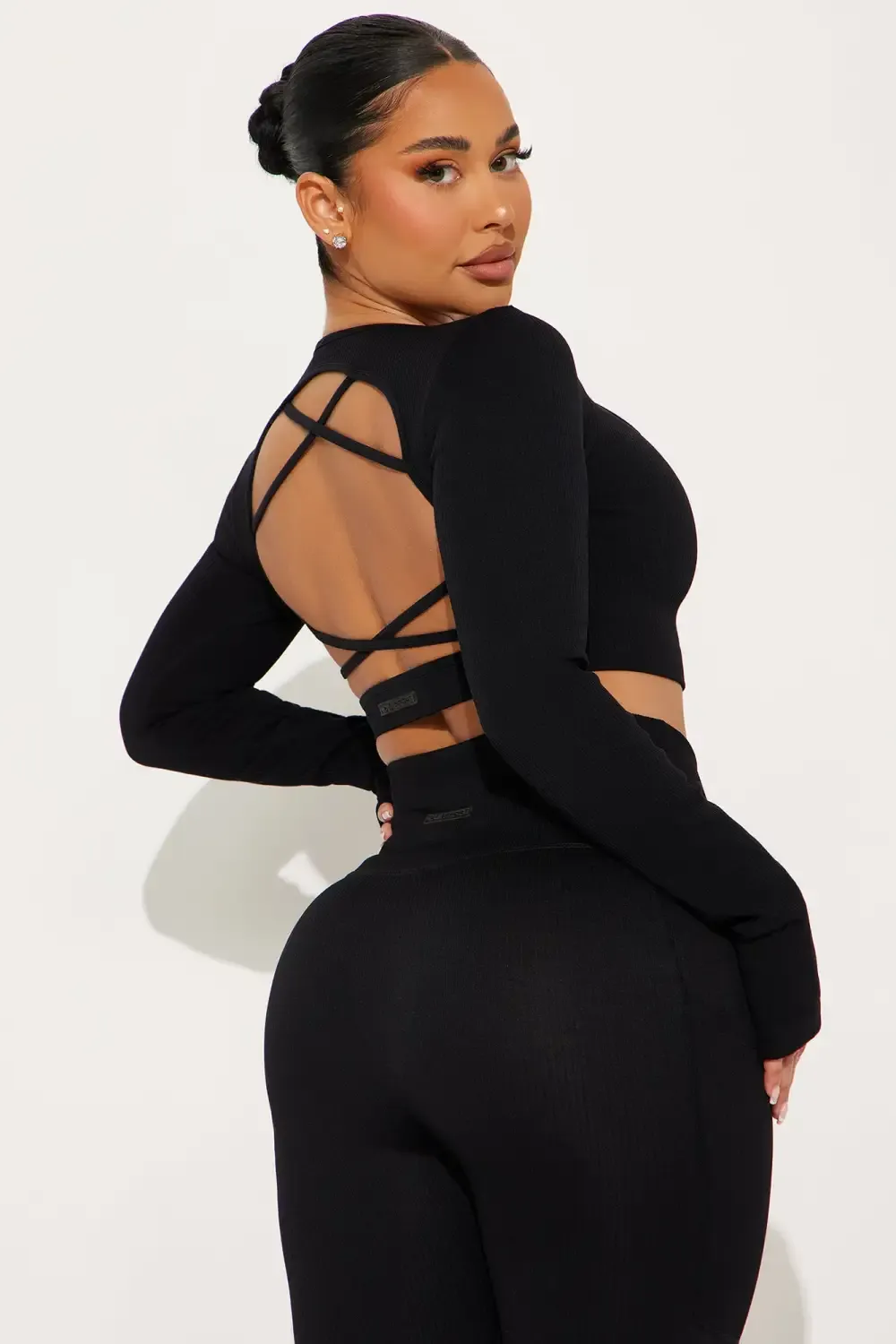 Resistance Effortless Seamless Active Top - Black