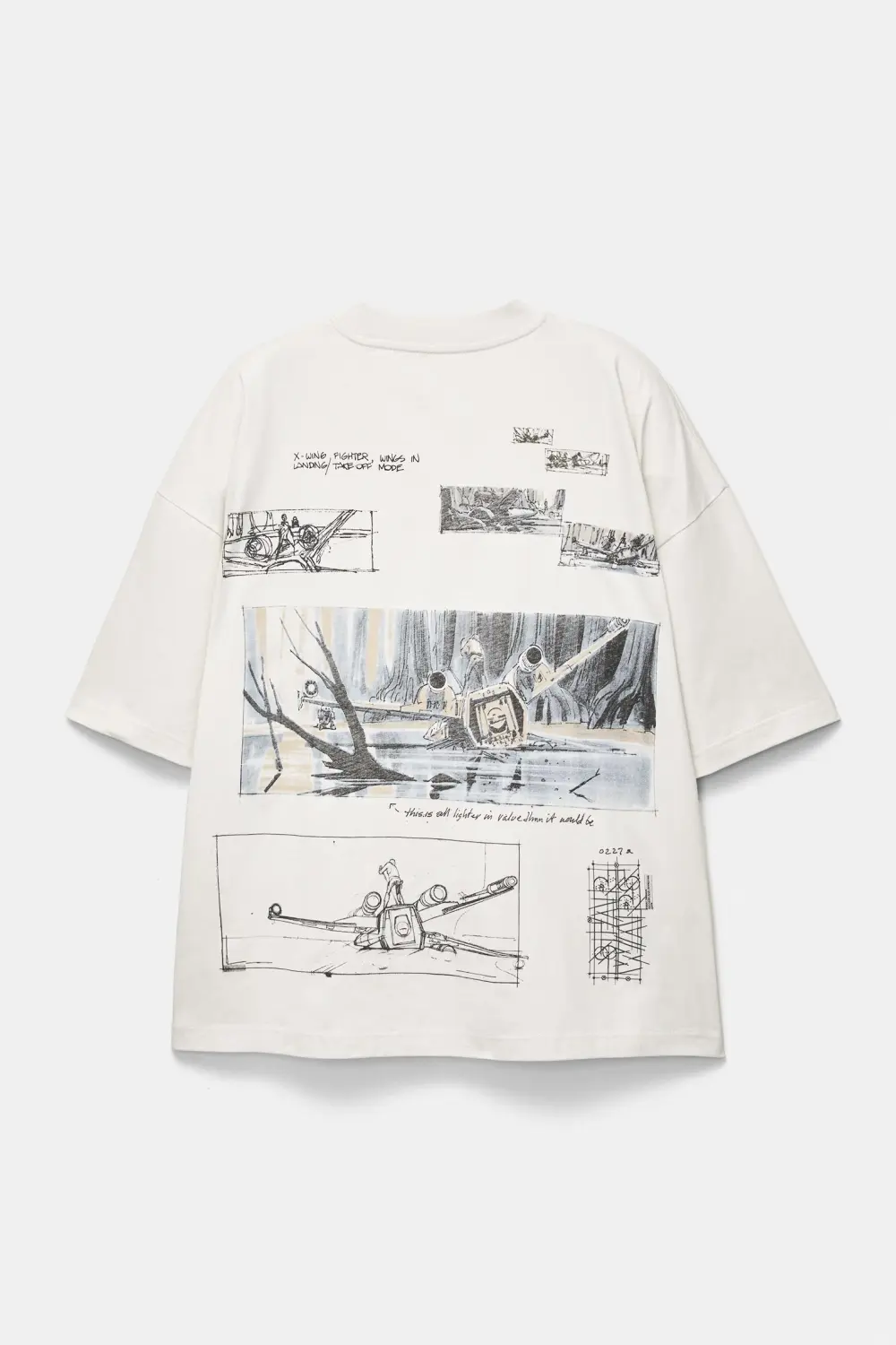 Star Wars white T-shirt