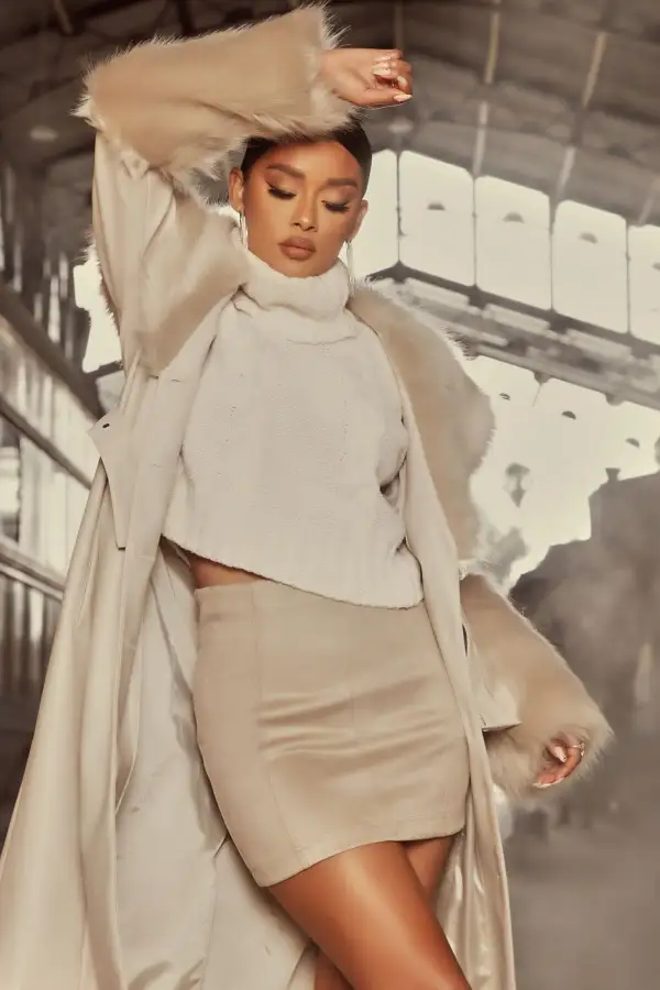 Nights In Paris Coat - Taupe