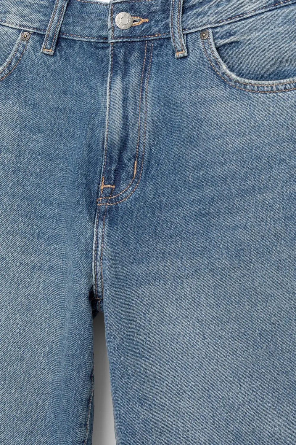 Standard denim Bermuda shorts